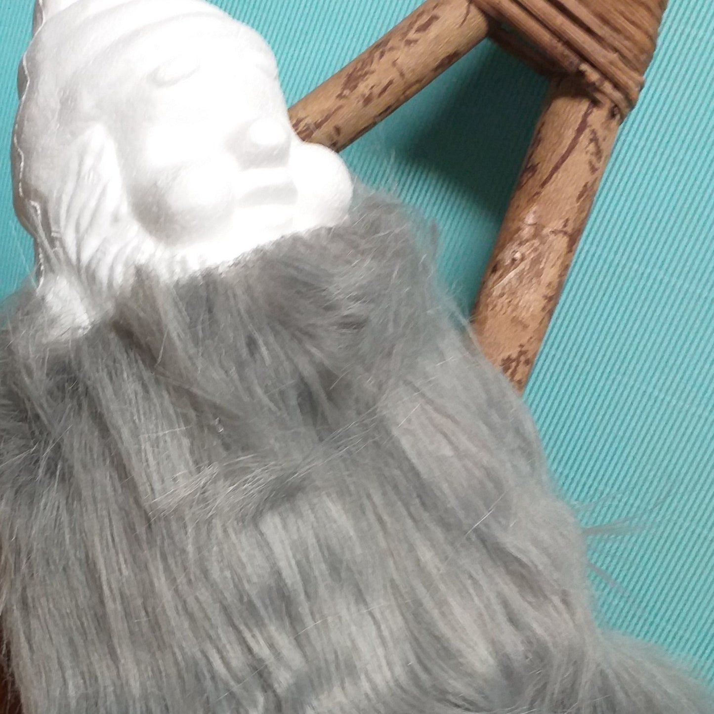 tessuto nastro peluche lungo fai da te pupazzi gnomi natalizi elfetti del bosco folletti della neve barba grigio pelo lungo