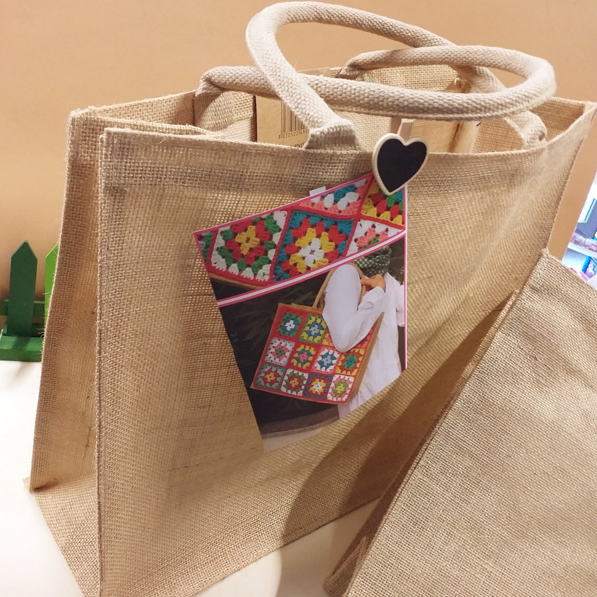 shop online vendita borsa juta da rivestire ad uncinetto di mattonelle piastrelle granny base iuta impermeabile da shopper portatile per la spesa da decorare ricamare dipingere pittura decoupage grande rettangolare estiva mare quadrata piccola da città