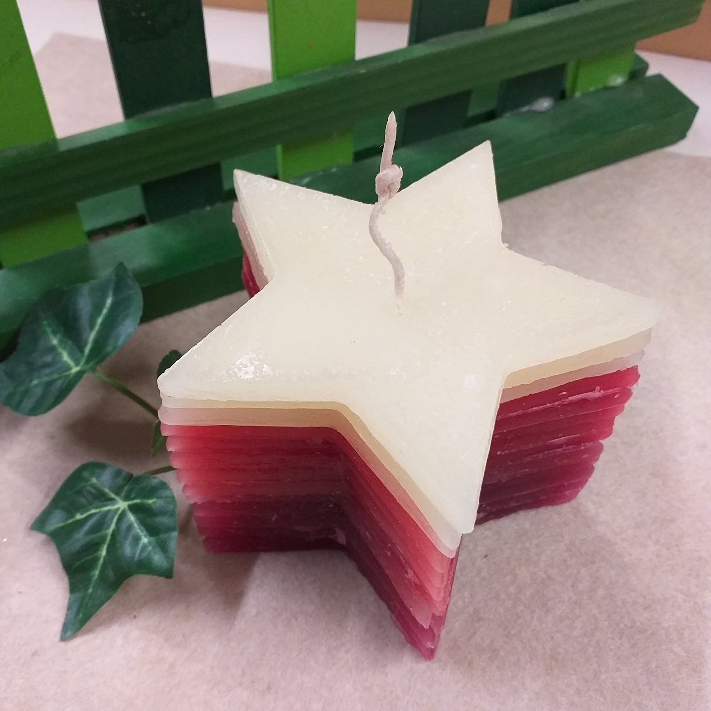 forma stella candela decorativa artigianale particolare idee regalo e bomboniere