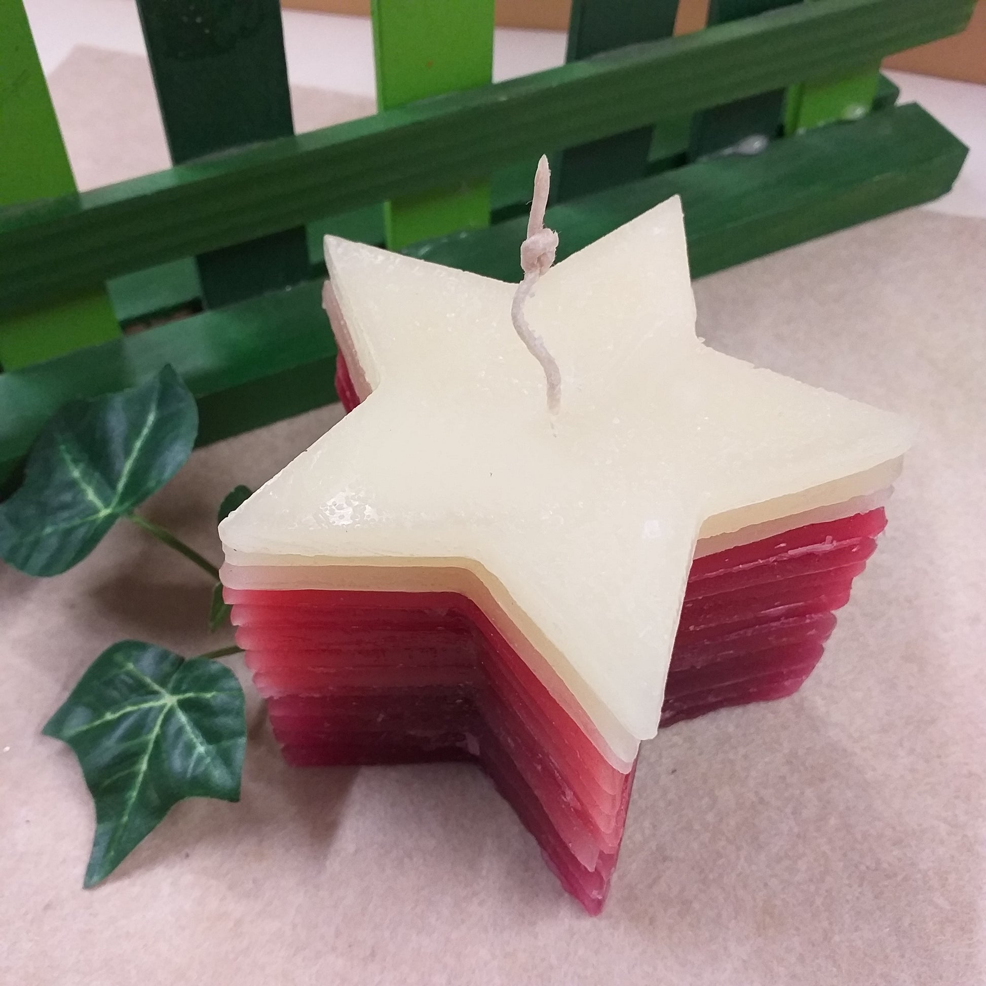 forma stella candela decorativa artigianale particolare idee regalo e bomboniere