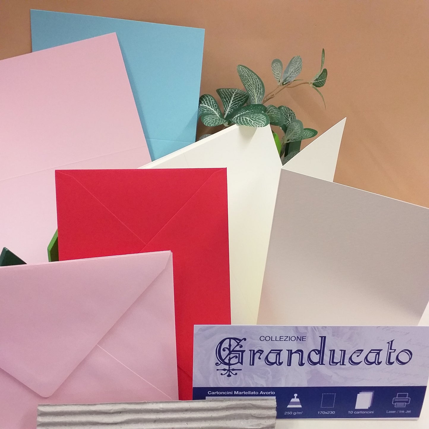 Cartoncini buste colorati per inviti biglietti stampati e fai da te da stampare scrivere grammatura 200 g partecipazioni matrimonio Battesimo