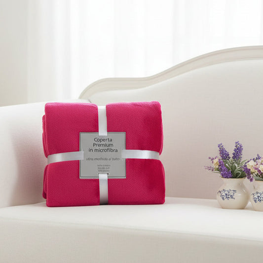 rosso idee regalo Natale coperta premium pile di microfibra plaid divano e letto singolo