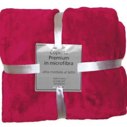 rosso idee regalo Natale coperta premium pile di microfibra plaid divano e letto singolo