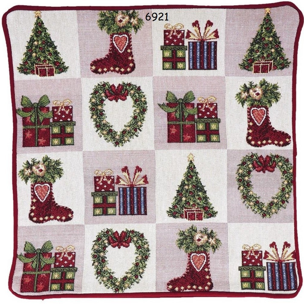 calze regali addobbi decorazioni 6921 federa copricuscino natalizio idea regalo Natale originale packaging arredo casa per uomo e donna