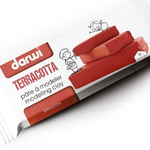darwi terracotta argilla pasta modellabile senza cottura per attività creative pittura restauro riabilitazione manuale e bambini lavoretti shop negozio vendita online polymer clay