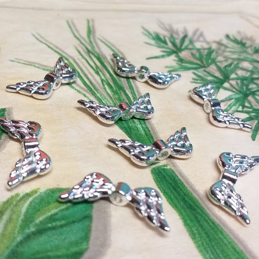 stock ali metallo perline intramezzo distanziatori bigiotteria creare angeli e angioletti con perle legno uso ciondoli collane gioielli bijoux orecchini creazioni fai da te