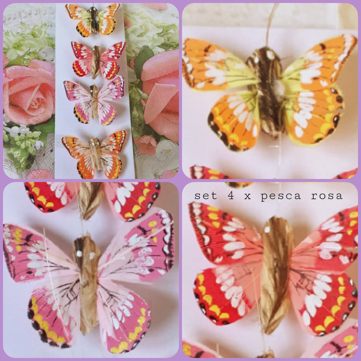 Farfalle pasquali decorative fai da te giardino composizioni fiori –  hobbyshopbomboniere