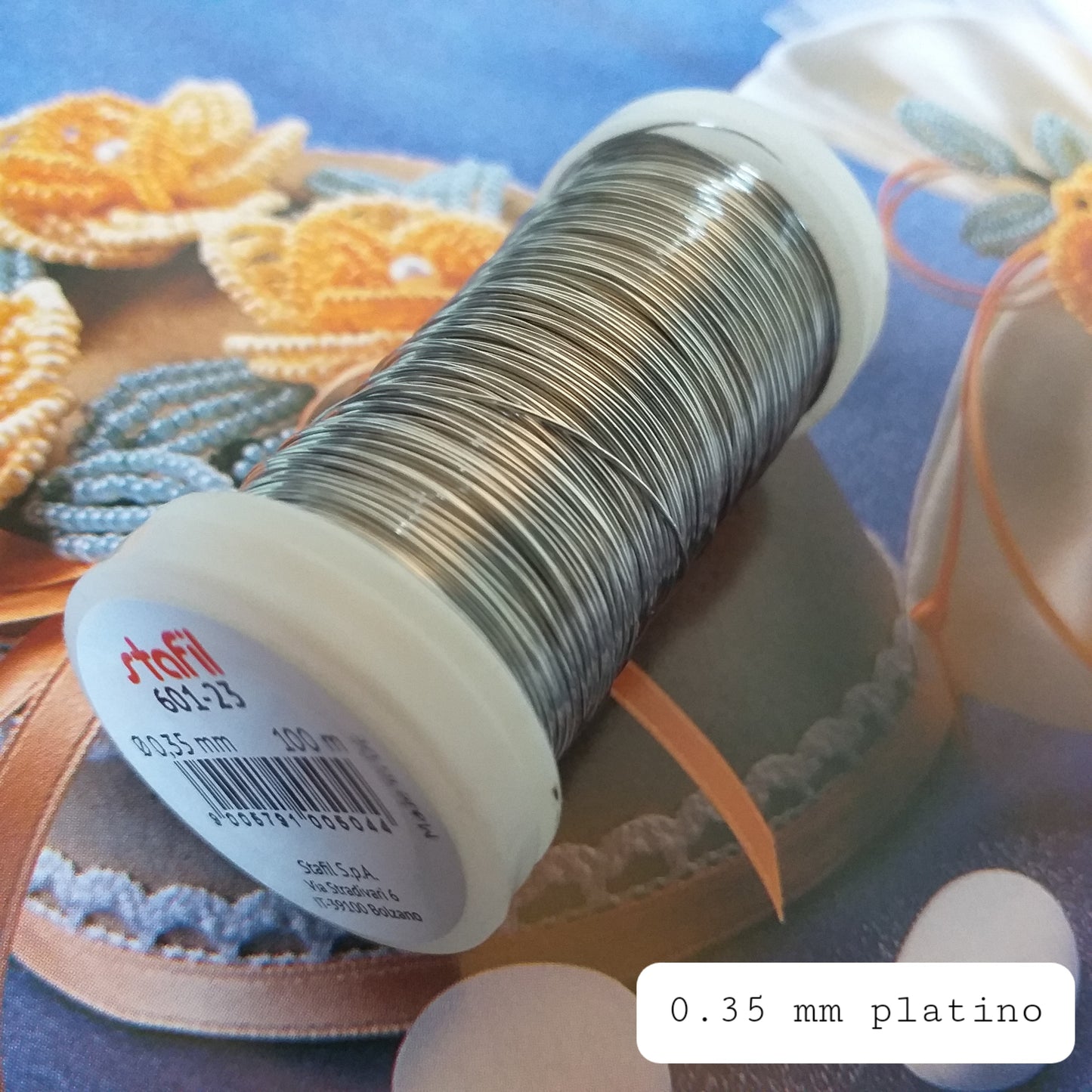 platino fili di ferro fiori fai da te hobby creativi artigianato fioristi perline