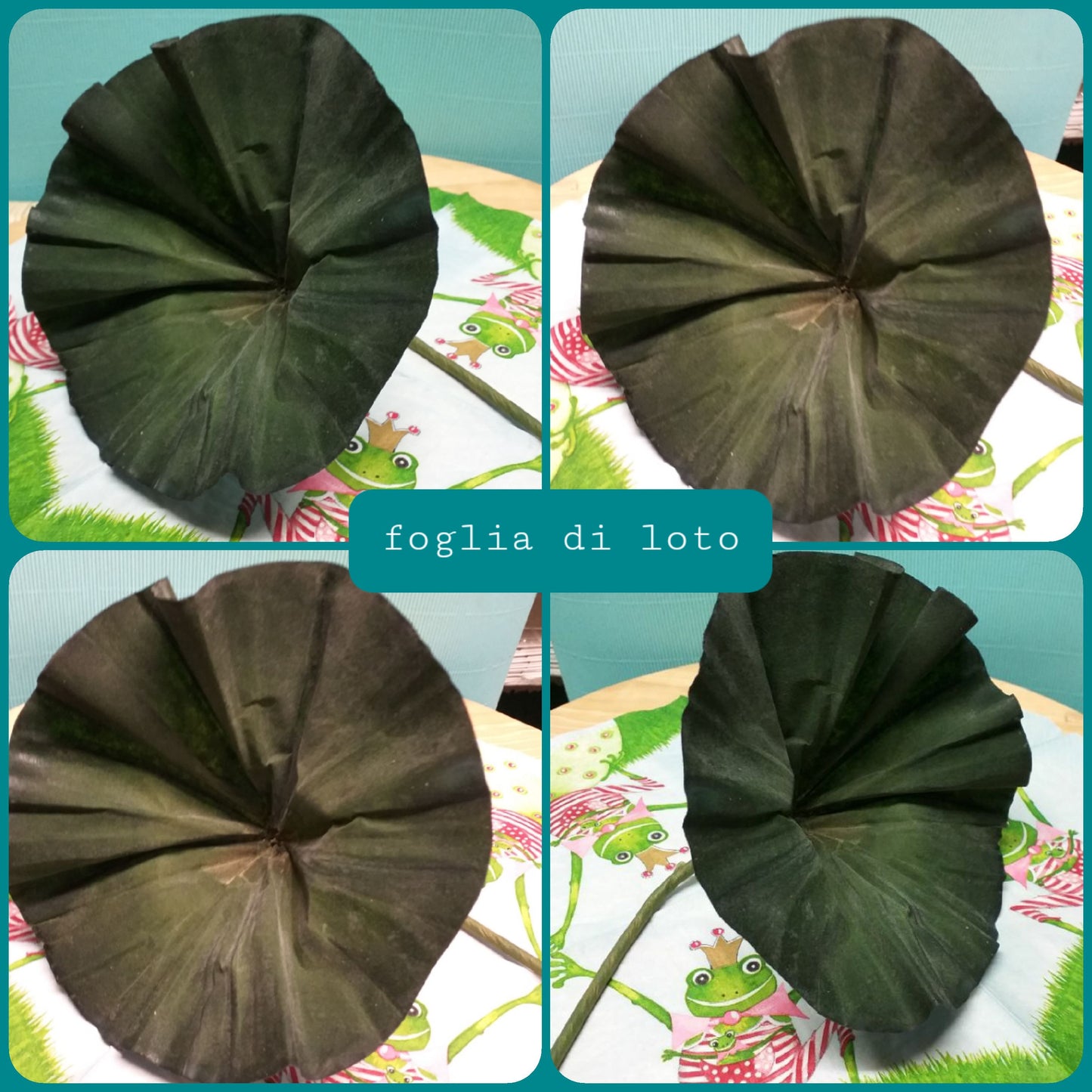 foglia di loto per composizioni floreali di fiori finti artificiali pasquali e centrotavola bomboniere decorazioni hobby perline
