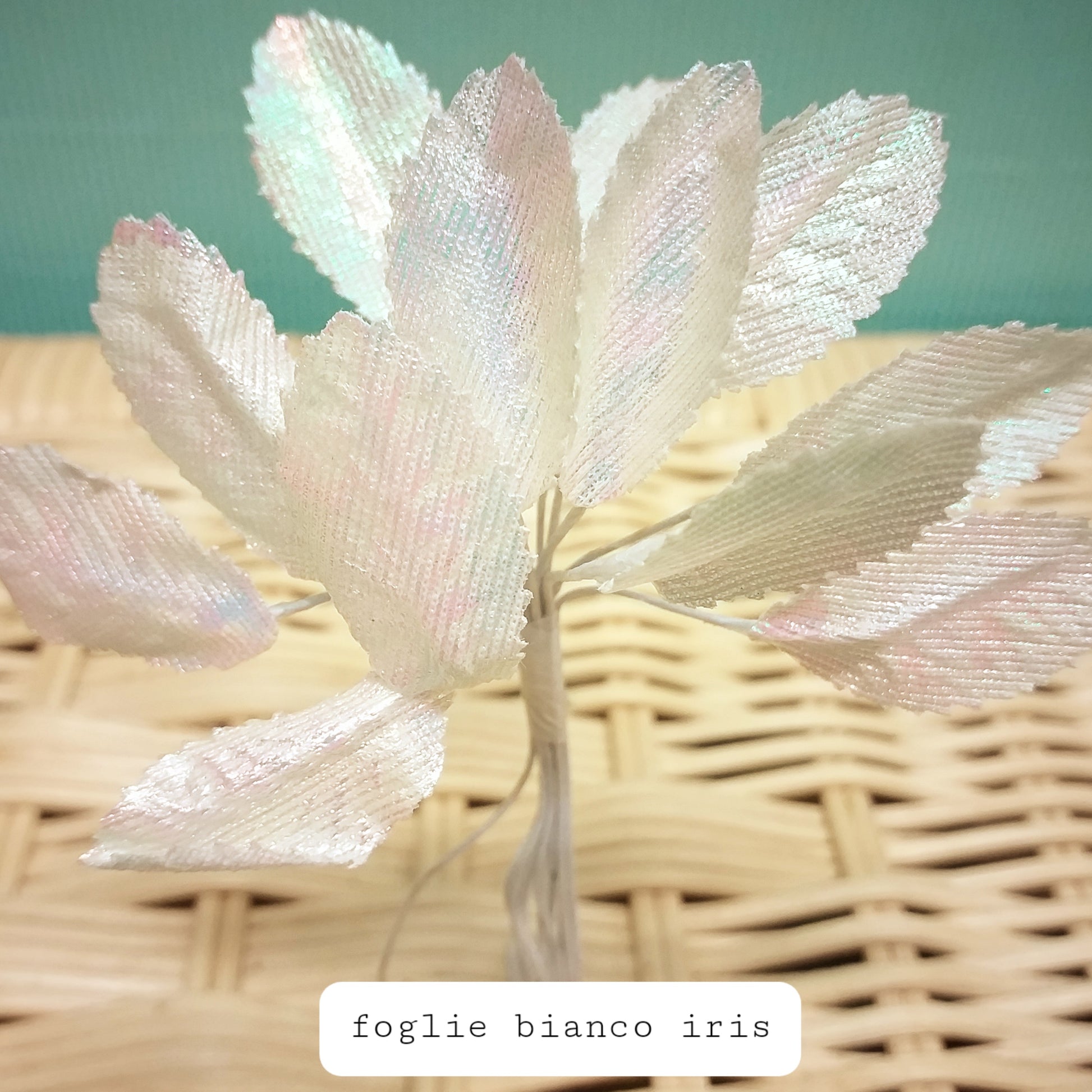 foglie bianco iris di rosa per fiori decorazioni piante artificiali botanica fioristi decorazioni hobby perline composizioni centrotavola