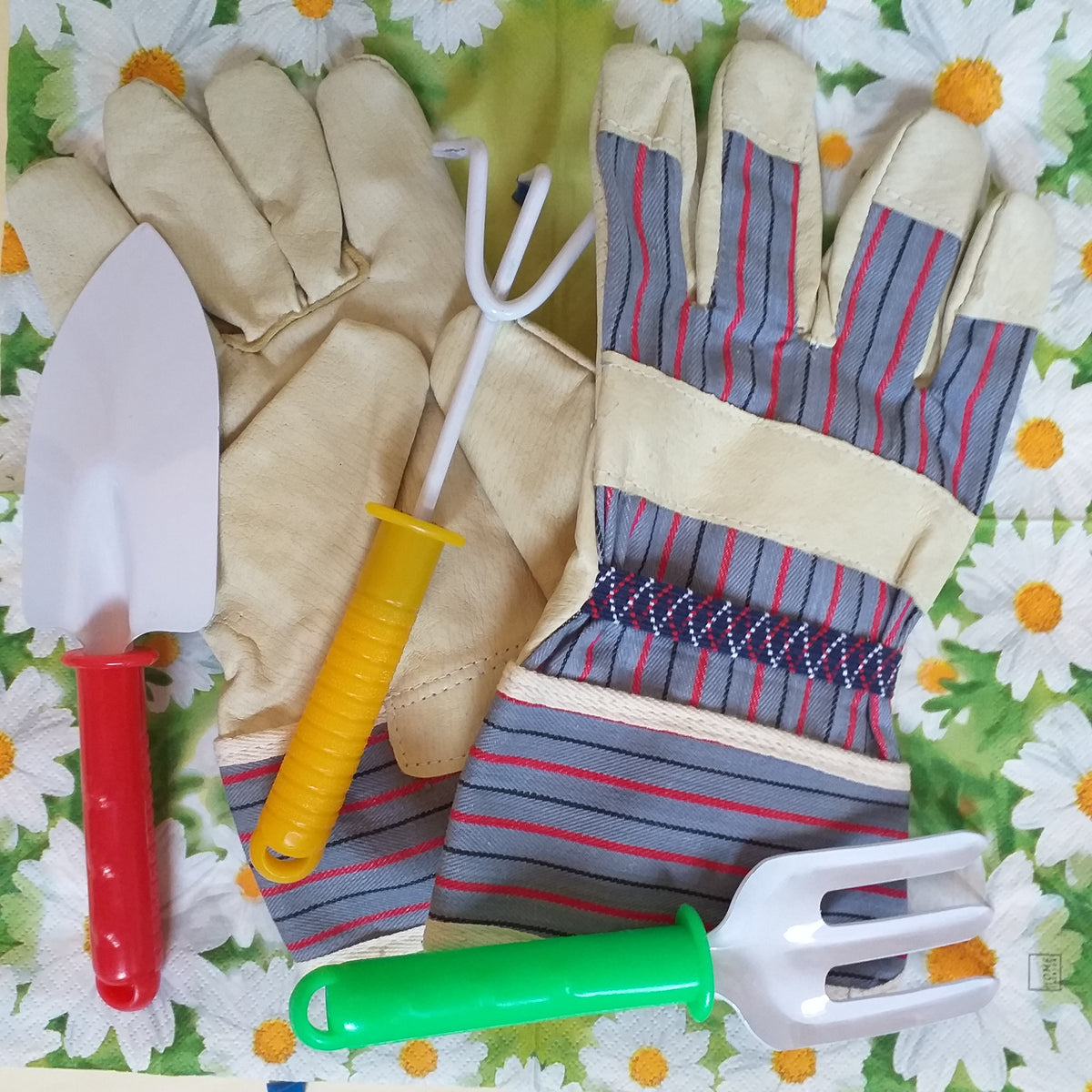 Guanti lavoro e giardinaggio pelle tela  attrezzi utensili giardino –  hobbyshopbomboniere