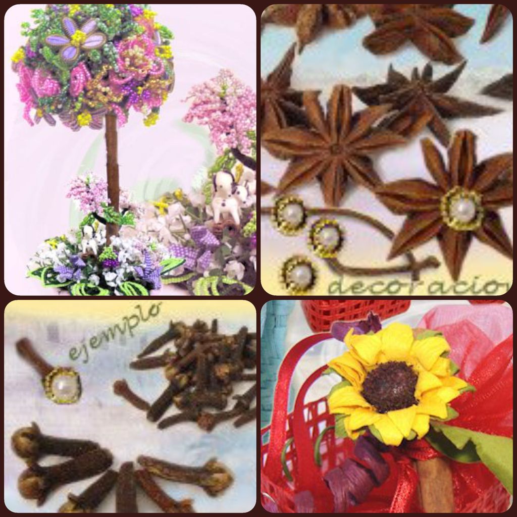 idee creare decorazioni natale albero perline con spezie biedermeier bomboniere laurea cannella