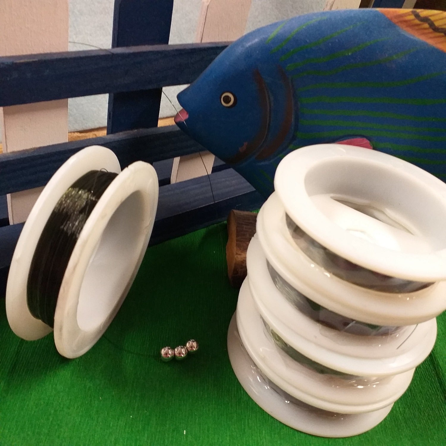 cavetto nero perlonfaden nylon infilaperle filo tessitura collane perline gioielli di bigiotteria fai da te tissage perle a telaio