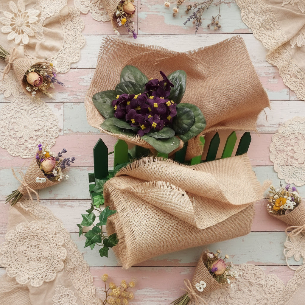 5 m juta tela sacco grezza trama fitta tessuto stoffa vendita rotolo runner da tavolo e metraggio ad uso lavoretti creativi hobbistica vetrinistica mare packaging confezioni regali natalizi bomboniere fai da te fioristi confezionamento piantine violette