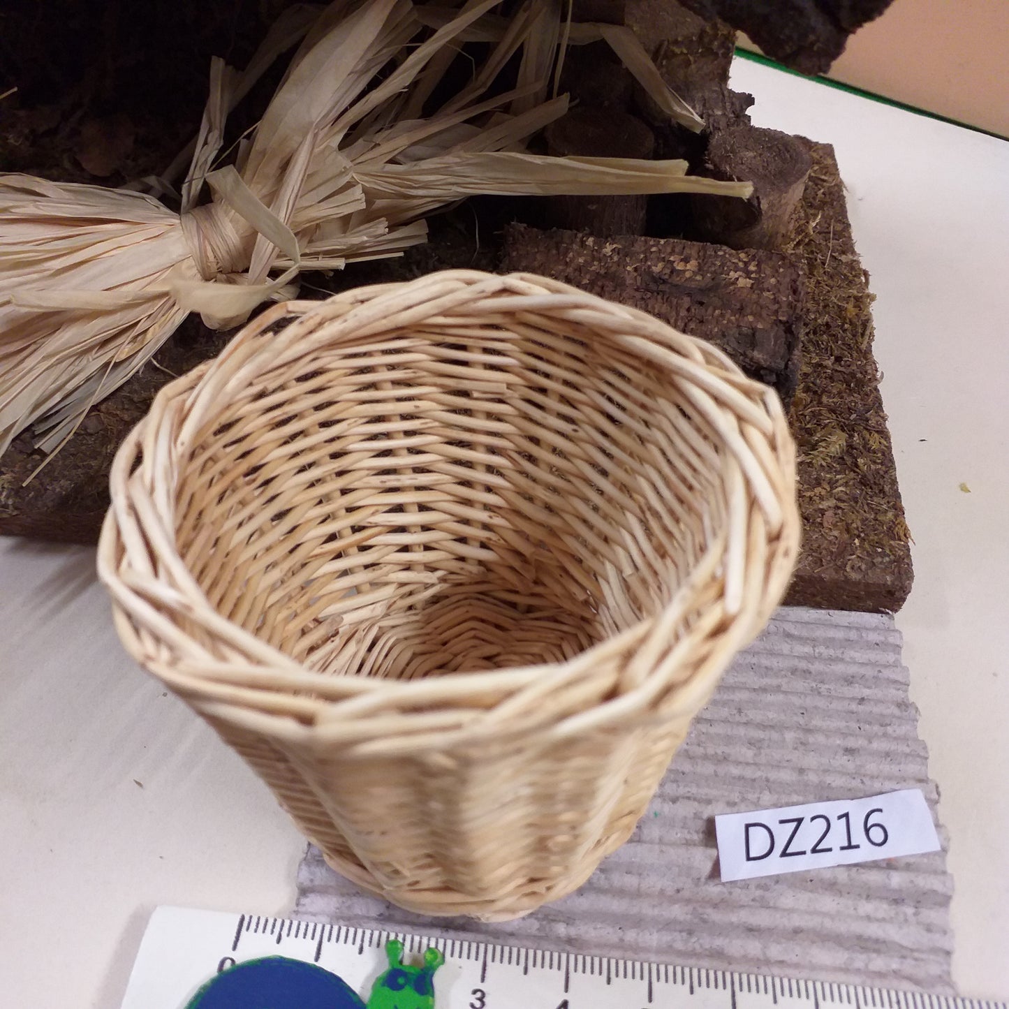 DZ216 cestini attrezzi da lavoro Presepe utensili arnesi miniature uso mestieri agricoli accessori fai da te micro giardino arredo bonsai piante hobby creativi casa bambole alberi perline