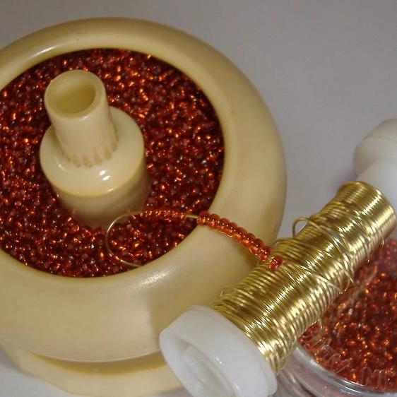 filo ottone 0.60 mm da infilare con molinello infilaperle