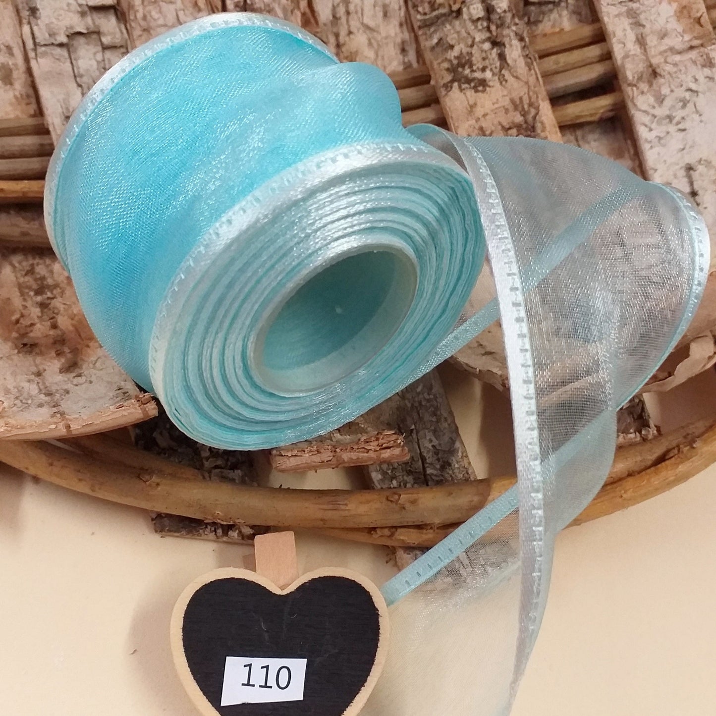 acquamarina celeste lavanda nastri organza di viscosa decorativi per creazione fiocco coccarda hobby creativi vetrina negozio confezioni regalo natalizie pasquali bomboniere