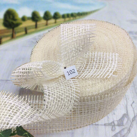 bianco nastro juta per bomboniere alberi natale confezioni uova pasquali tela sacco per decorazioni addobbi packaging vetrinistica confezionamento regali