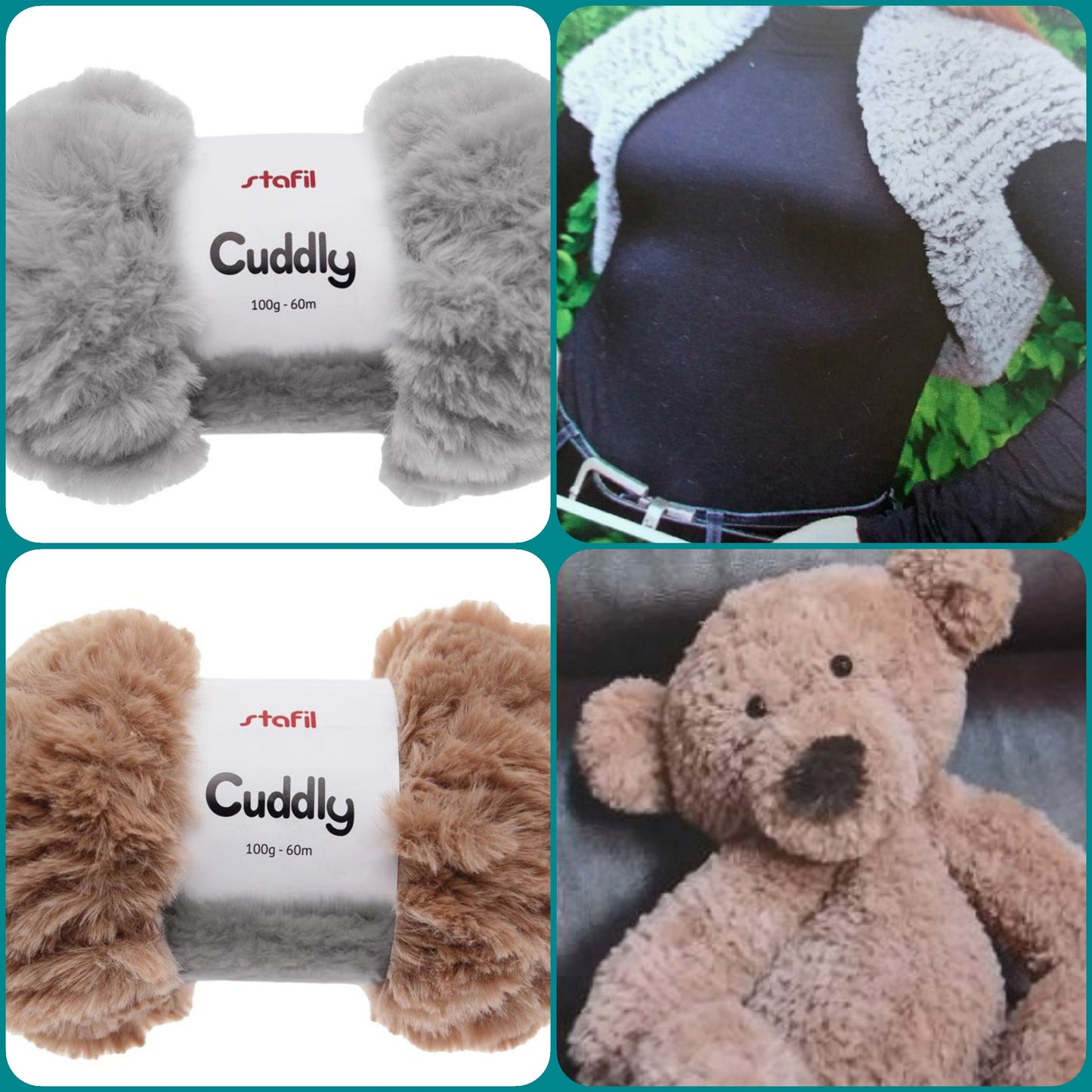 Lana pelliccia filato stafil cuddly 100 g 60 m gomitoli offerte vendita on-line uso per gilet mantella berretto scaldacollo ferri a maglia lavori uncinetto amigurumi orsacchiotti