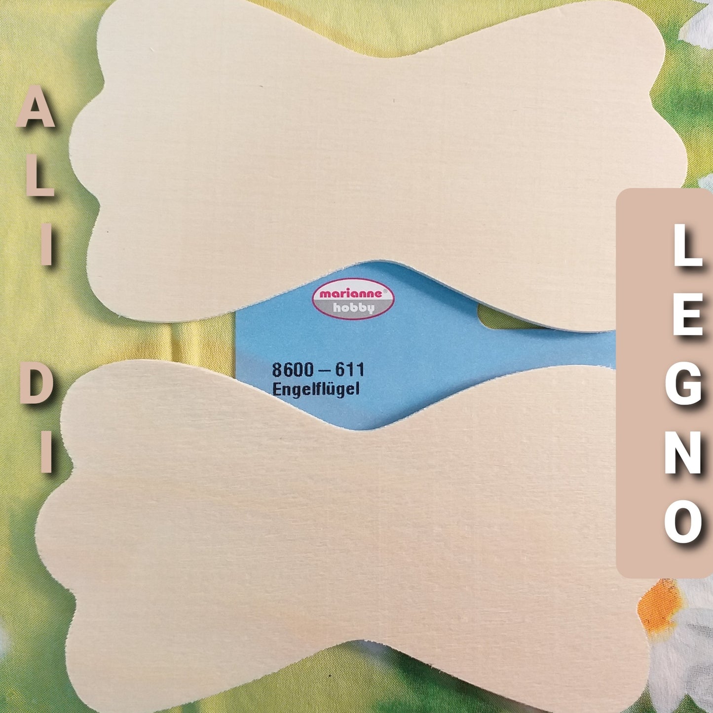 Ali di legno per attività Creative bambini bomboniere artigianali creazioni elfi gnomi angioletti bamboline fatine