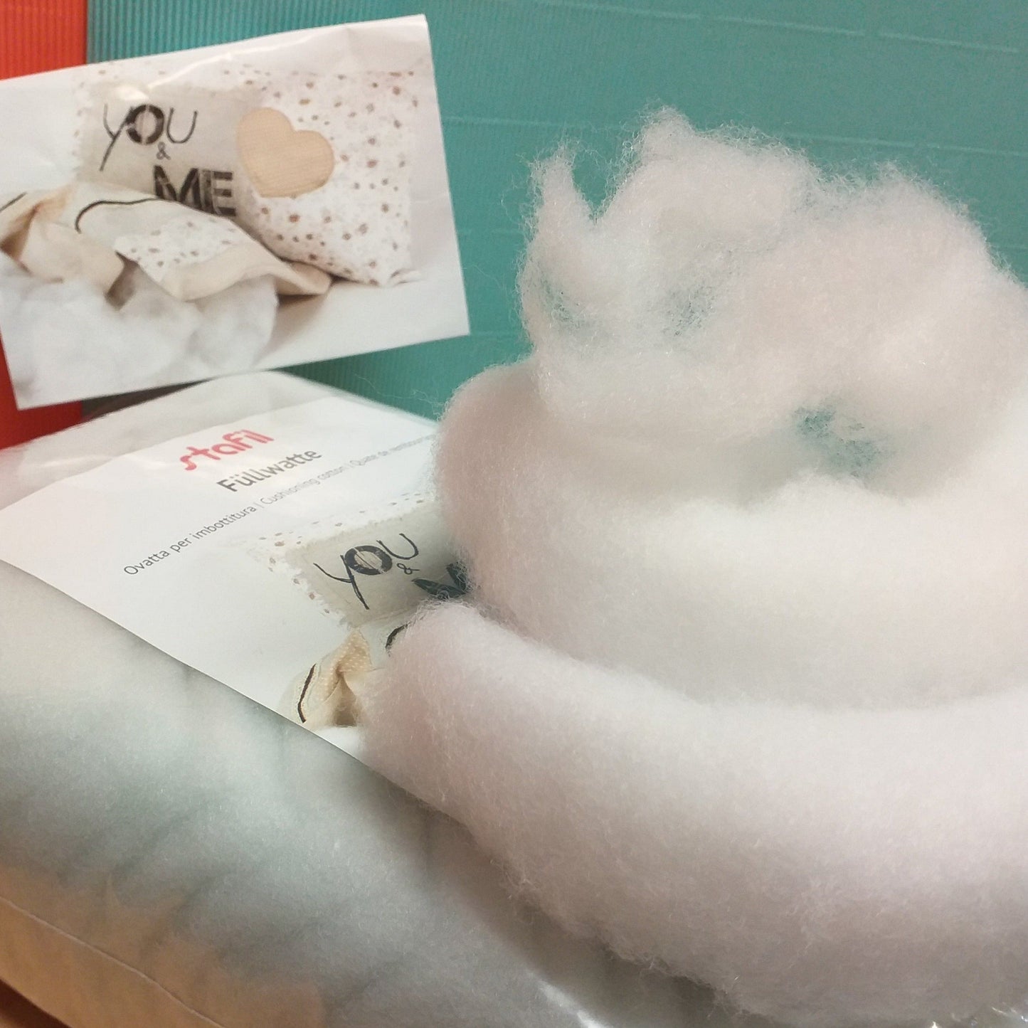 stafil ovatta per imbottitura di tessuti cucito creativo feltro pannolenci uso per peluche bambole pupazzi sacchetti bomboniere cuscini tecnica appliquè