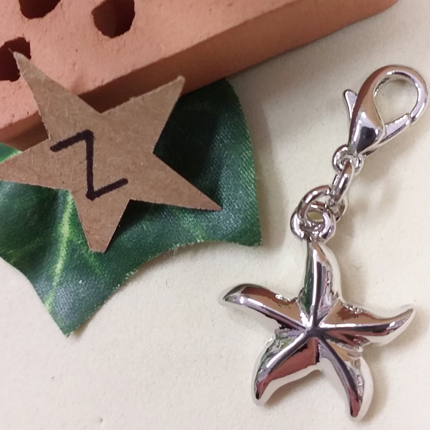 tema mare stella marina metallo ciondoli charms pandora-style per fettuccia tubolare uso creare borse bracciali collane bijoux di bigiotteria fai da te con perle di metallo