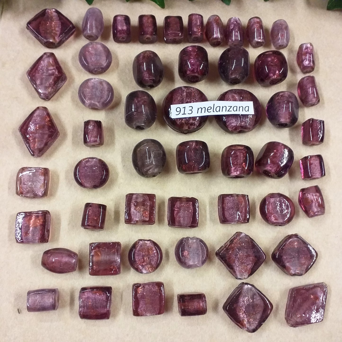 viola melanzana piastre trasparenti grandi perle vetro per bracciale collana vendita a peso sfuse da mezzo chilo creare bigiotteria di perline veneziane
