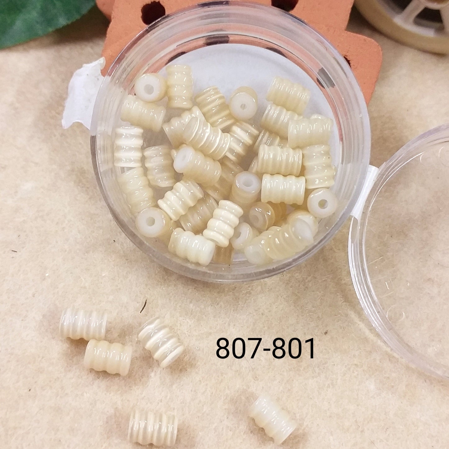 avorio perla perle rullo perline ciondoli effetto madreperla per charms bijoux di bigiotteria creazioni orecchini anelli collane