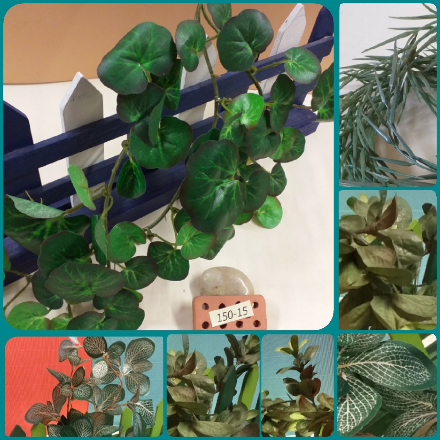piante finte artificiali decorative ghirlande verde bosso edera rami Renkalik dossinia salvia uso decorazioni centrotavola composizioni fiori pasquali natalizi allestimenti fioristi matrimonio battesimo