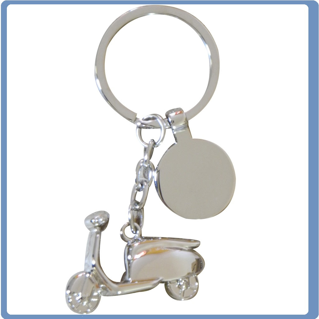 tipo-vespa portachiavi bomboniere ciondolo anello per chiavi oggettini ricordini comunione cresima 18 anni diciottesimo compleanno laurea