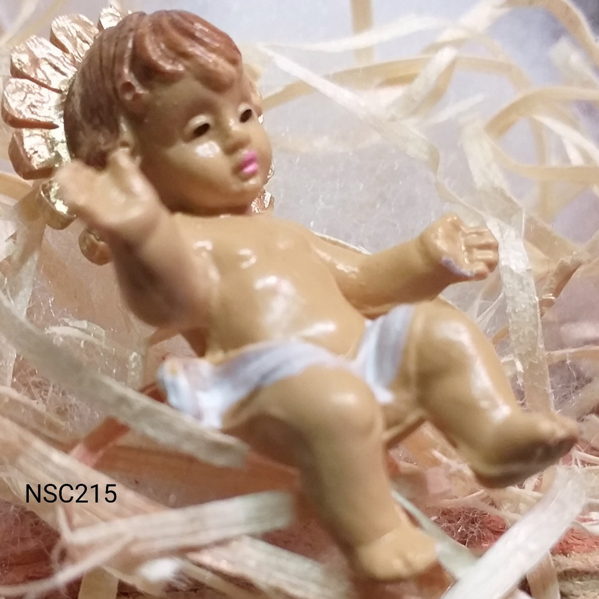 negozio rappresentazione di Gesù Bambino Presepe statuine bambinello Natale statuette ad uso composizioni fai da te lavoretti creativi natalizi di bambini a scuola