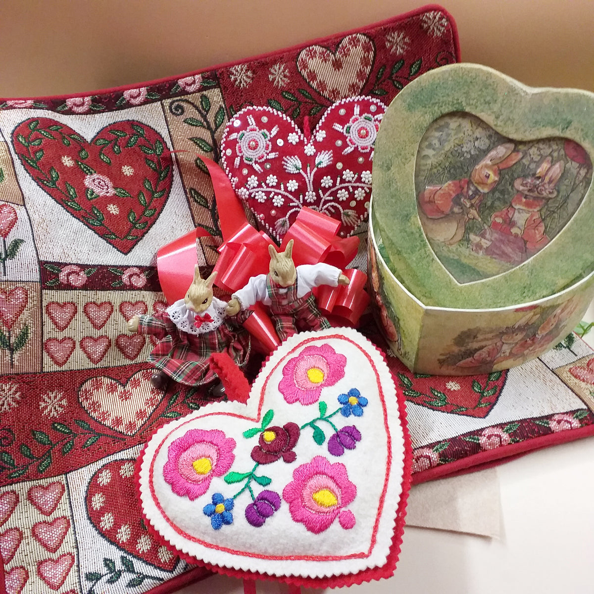 San Valentino scatole forma cuore plastica cartone