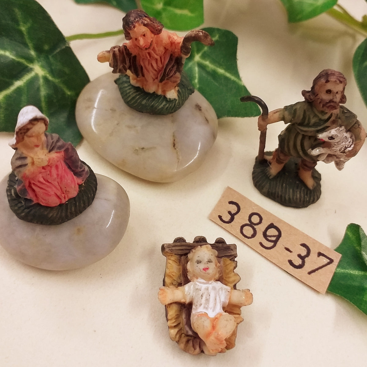 Statuine della Natività miniatura presepe 4 cm