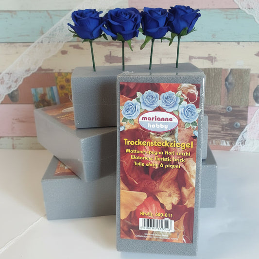 Mattonella spugna per fiori secchi finti piante artificiali composizioni centrotavola floreali Natale pasquale