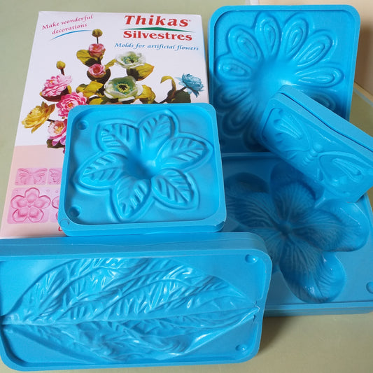 stampi renkalik thikas per fommy gomma crepla eva foam silvestre forme rose foglie gerbere margherite farfalle sepali gigli fiori pizzo tubolari