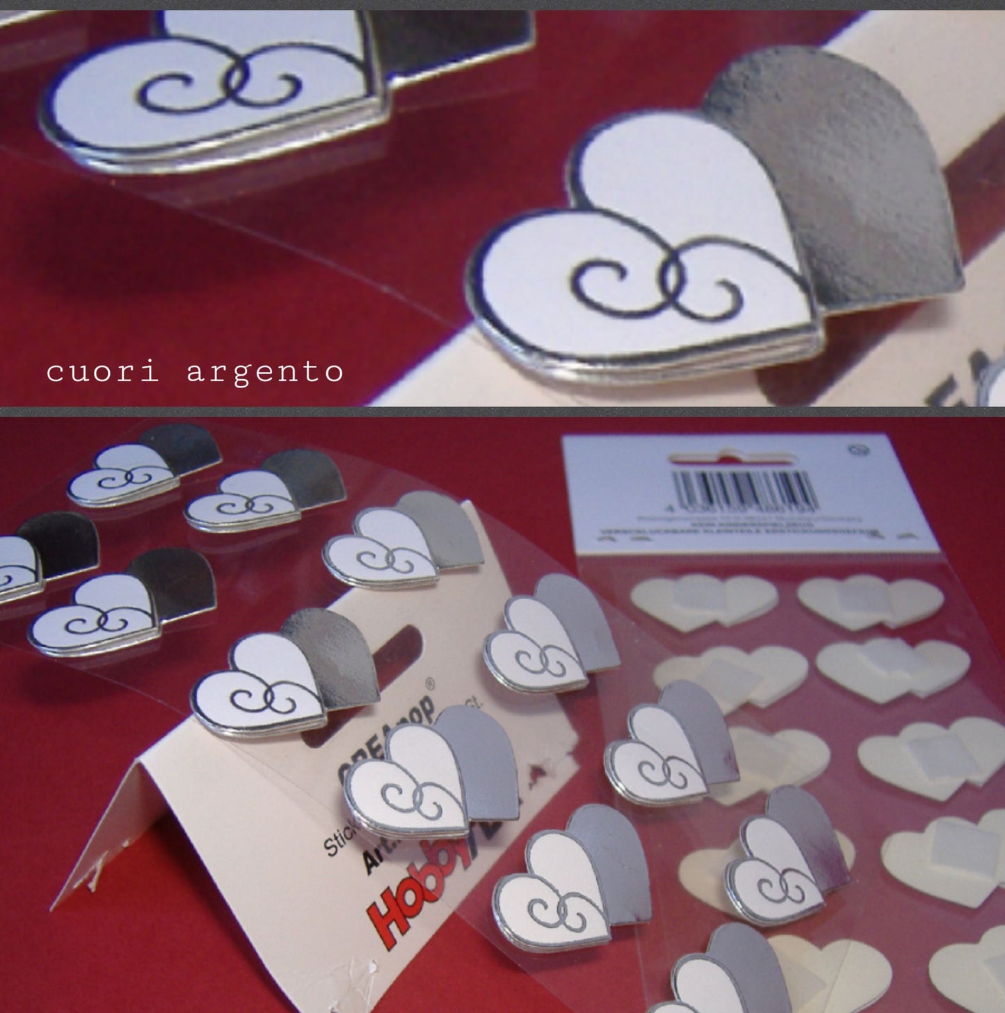 anniversario matrimonio cuori nozze d'argento venticinquesimo 25 anni sticker bomboniere adesivi etichette chiudipacco bollini