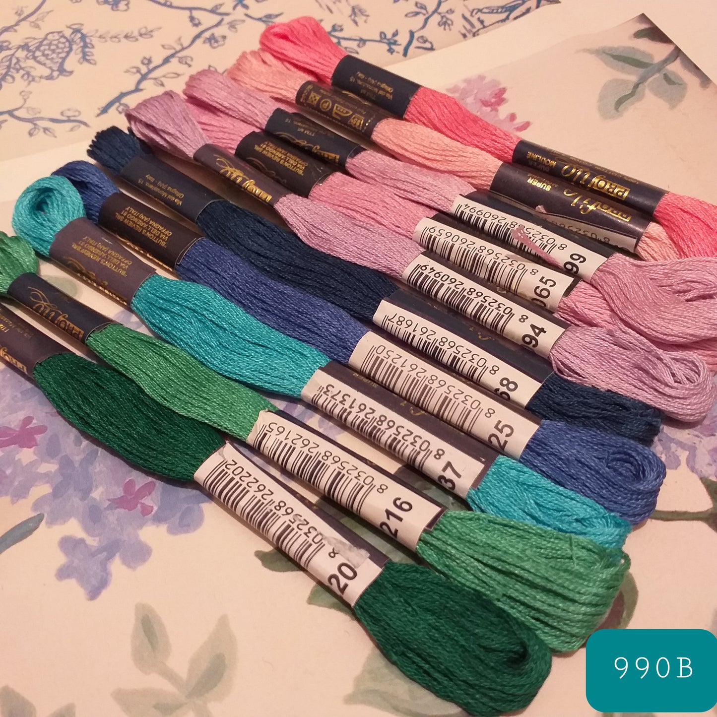colori pastelli stock 10 matassine prezzo conveniente filo moulinè di cotone da ricamo per punto croce profilo stafil filato economico