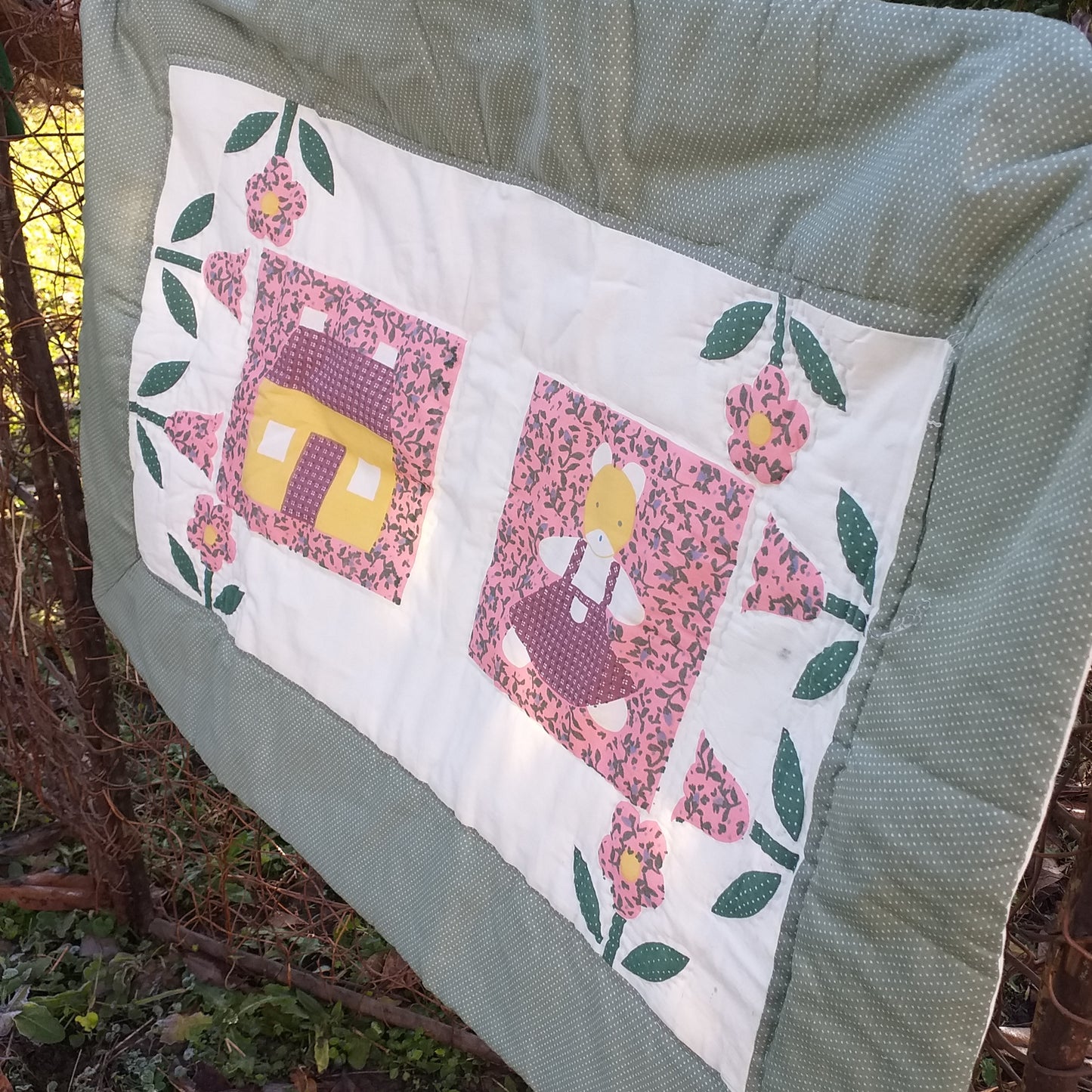 Casa dolce piccolo tappeto patchwork fiera del bianco biancheria della Casa copertina quilt cameretta bimba arredo bagno