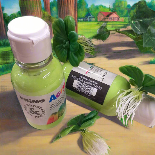 verde chiaro cromo 600 primo hobby professional Acryl colore acrilico fine Morocolor tempera pittura da hobbistica lavoretti creativi di bambini e decoupage packaging bomboniere