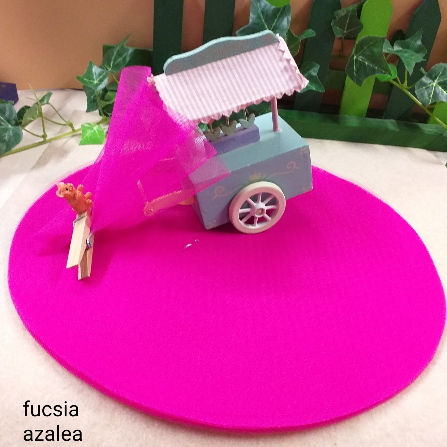 colore fucsia azalea tulle per confetti bomboniere fai da te rotondo colorato centrini cerchi per confezionare sacchetti