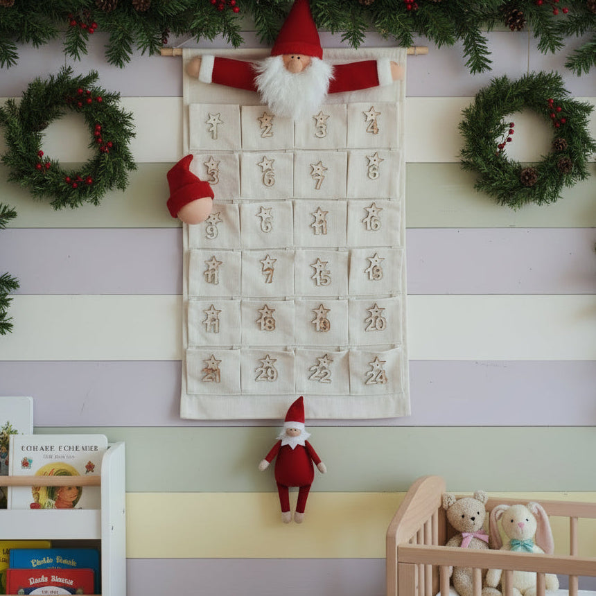 Quali materiali per il calendario avvento Natale Stafil del manuale?