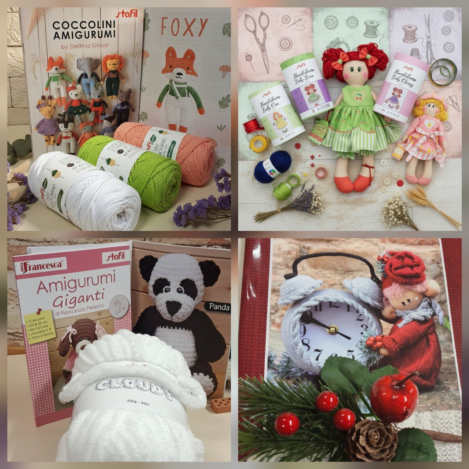 libretti stafil cartamodelli per amigurumi uncinetto bambole e pupazzi di pezza cucito creativo