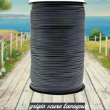grigio scuro lavagna 28 Stafil Thai cordino per borse uncinetto portamonete borsellini portacellulare zainetti sacche di corda tripolino cordoncino estivo sintetico