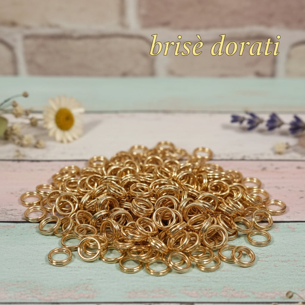 Anellini per orecchini portachiavi bigiotteria componenti gioielli