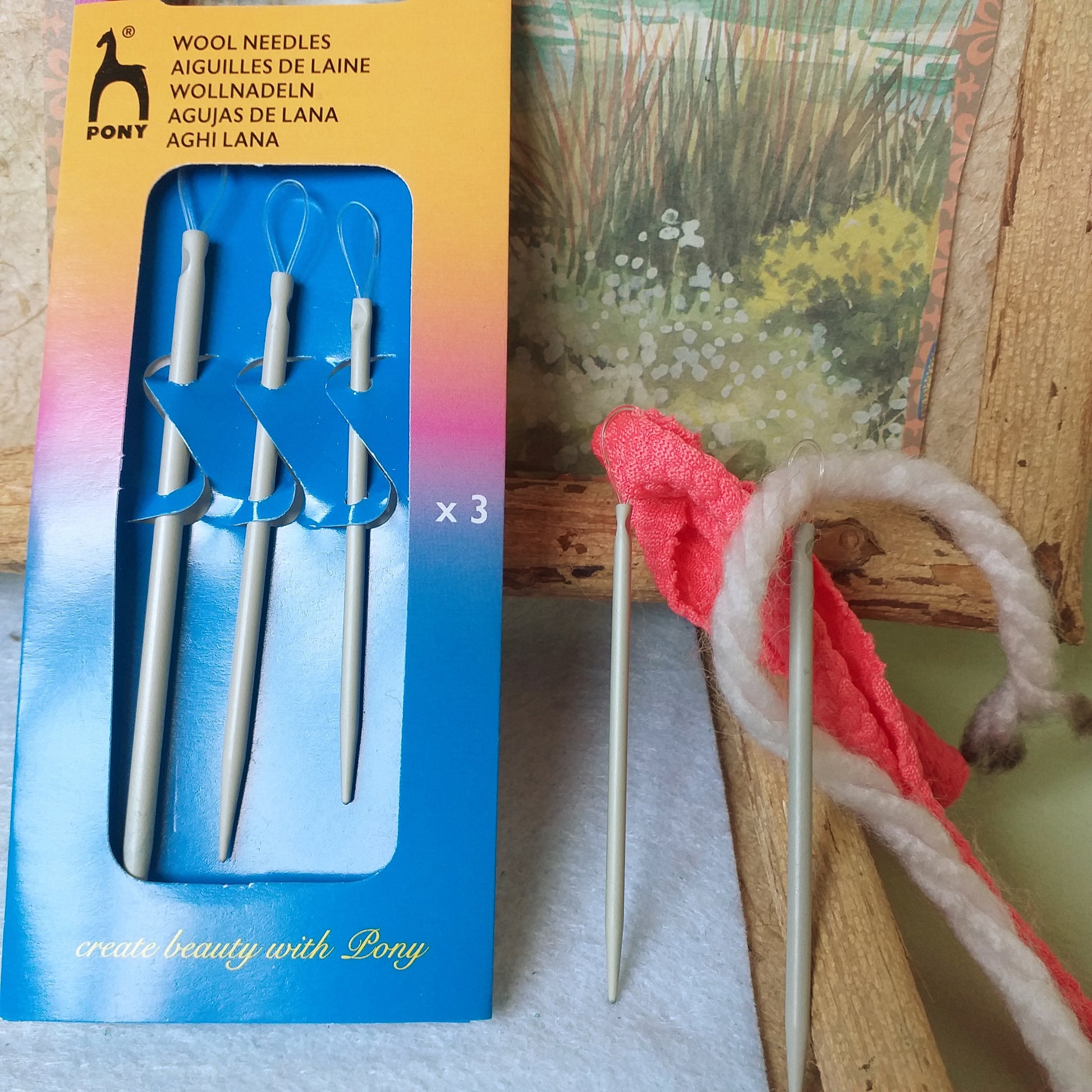 idee uso aghi lana set pony 3 aghi alluminio tira fettuccia cruna flessibile nylon fune perlon uso filati lana cordini macramè cotone thai