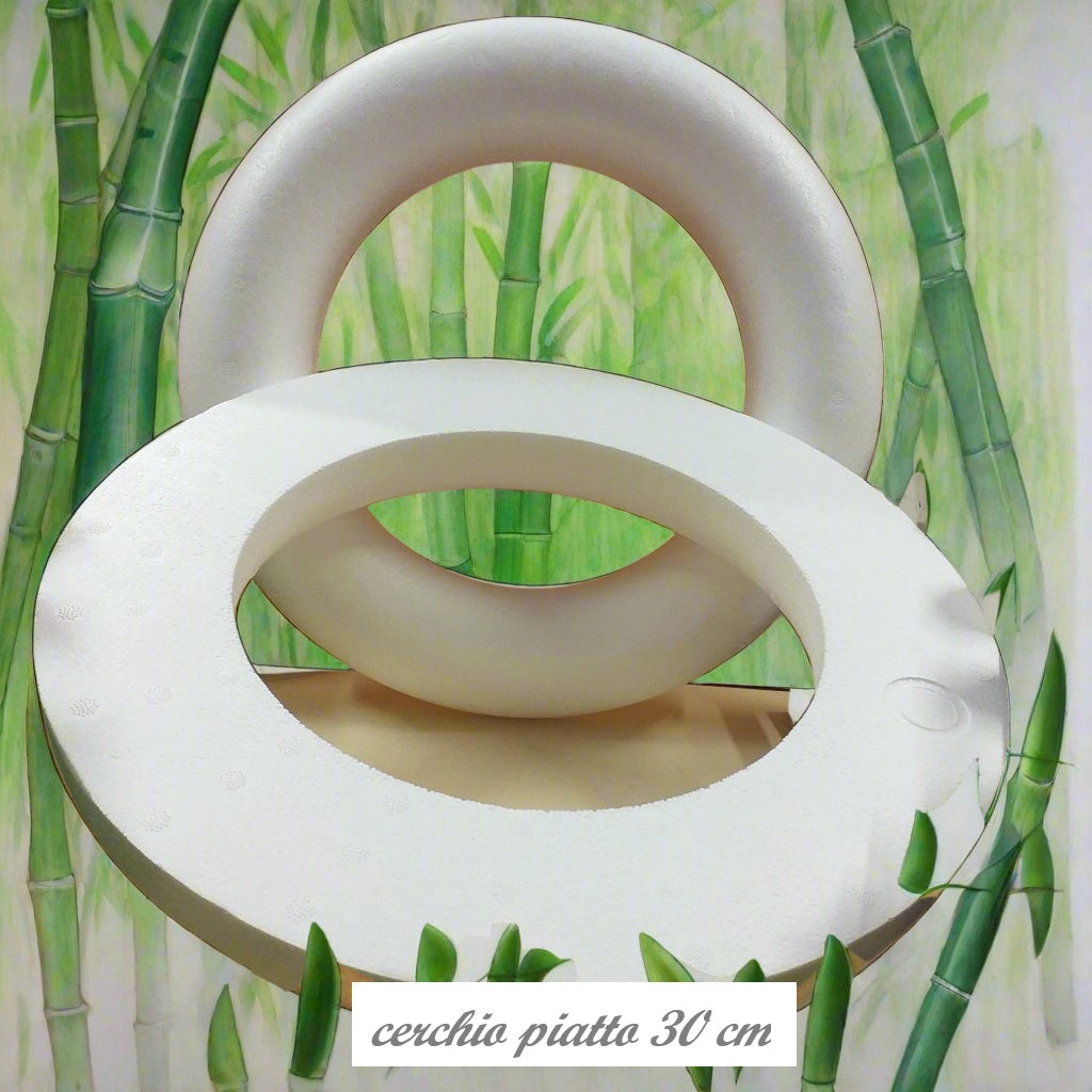 Ghirlande Piatte In Polistirolo - Cm 21