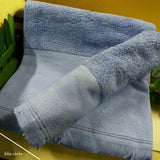 blu cielo asciugamani colorati in spugna di cotone e tela Aida frange stafil da ricamare a punto croce salviette articoli per il bagno mani e ospite