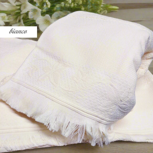 bianco set mani ospite asciugamani colorati di spugna cotone tela Aida da ricamare a punto croce per idee regalo bagno