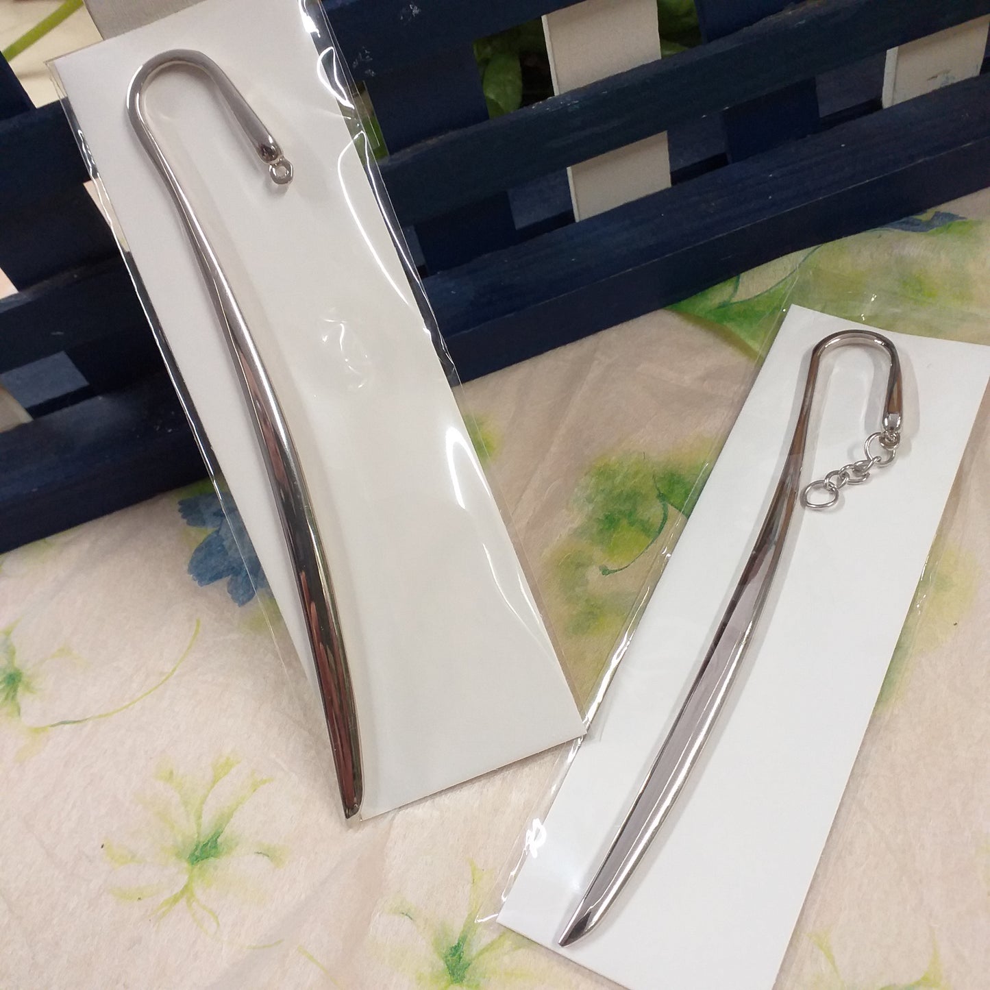 aste di metallo basi per segnalibro fai da te bigiotteria bomboniere con occhiello o catenella per ciondoli charms bijoux perline