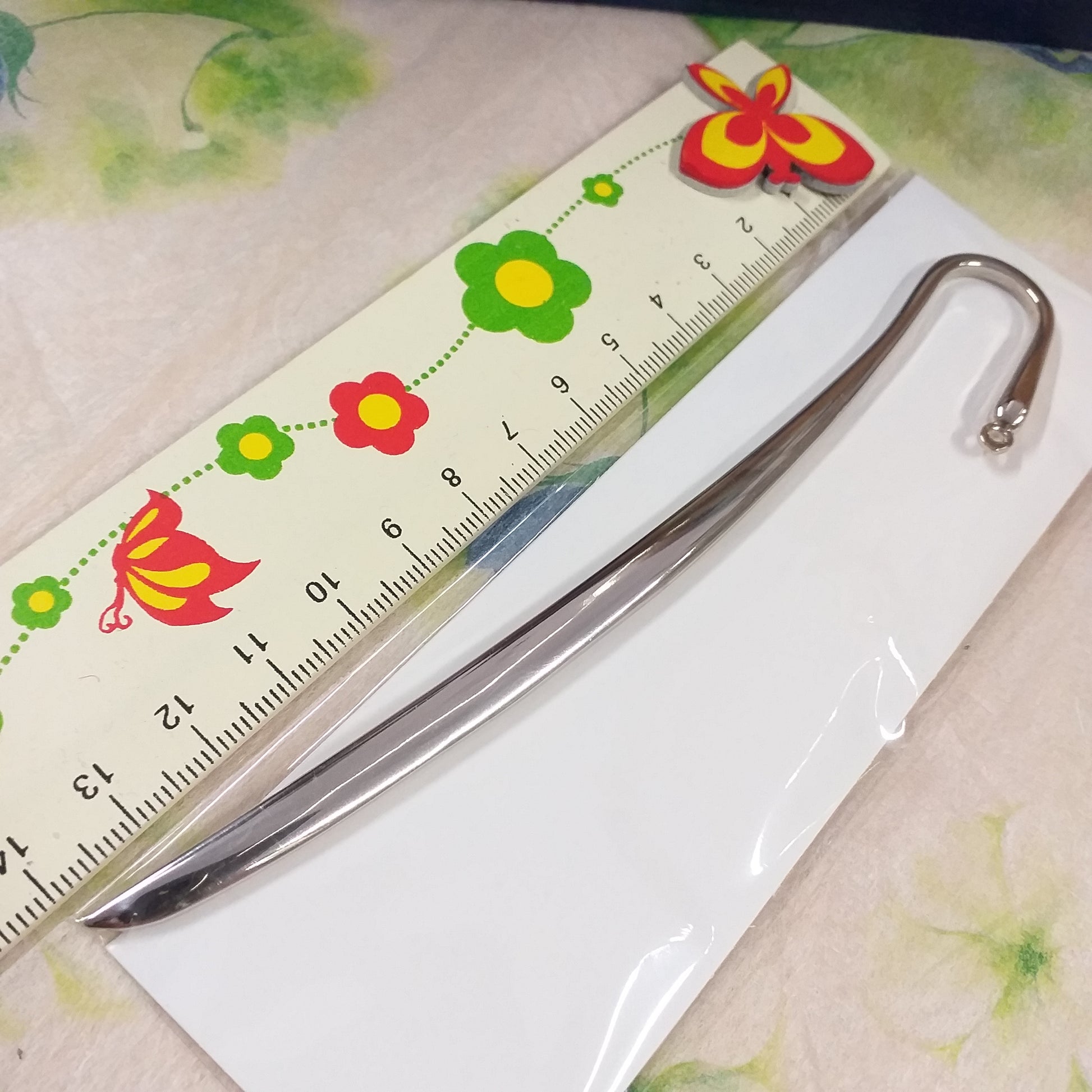 13.5 cm aste di metallo basi per segnalibro fai da te bigiotteria bomboniere con occhiello per ciondoli charms bijoux perline